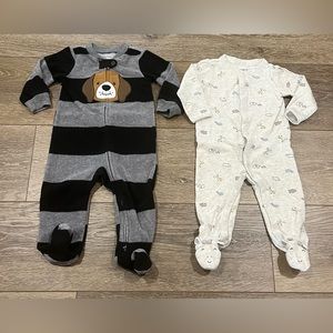 Boys’ Carter’s pajama bundle boys 9 month pajamas 2 pairs pajamas